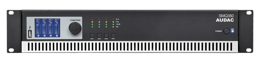 AUDAC SMQ350 quad-channel power amplifier 4 x 350W