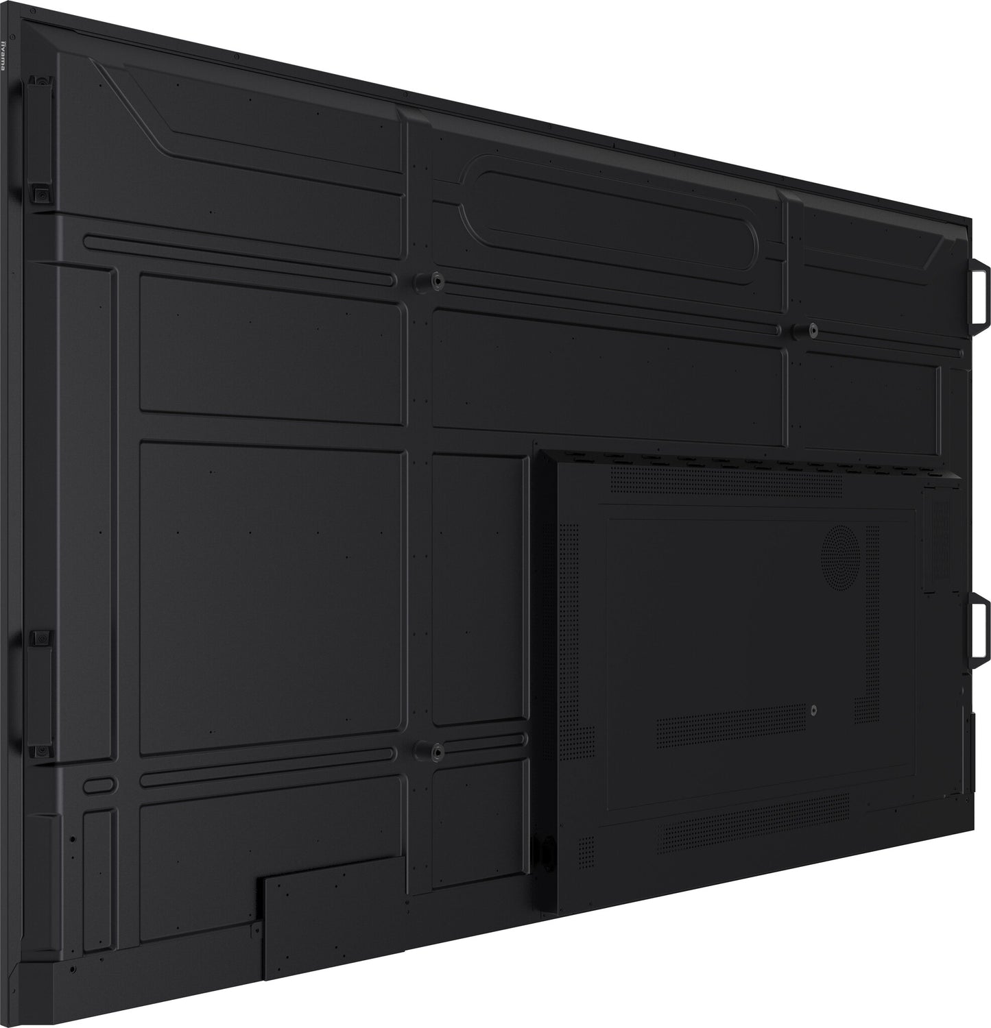 86" 3840x2160, UHD IPS panel, Haze 25% 500cd/m², Landscape and Portrait, IP5X Dust protection Speake