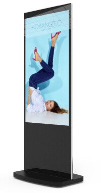 L55HD9B 55" Android Freestanding Digital Poster, Black