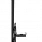 Manhattan Soundbar Mount Universal, Wall Mount or VESA Mount, Compatible with Soundbars up to 15kg, Depth-Adjustable, Mounts Above or Below TV, Black