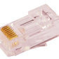 Simply45 S45-1700 wire connector RJ45 Red, Transparent