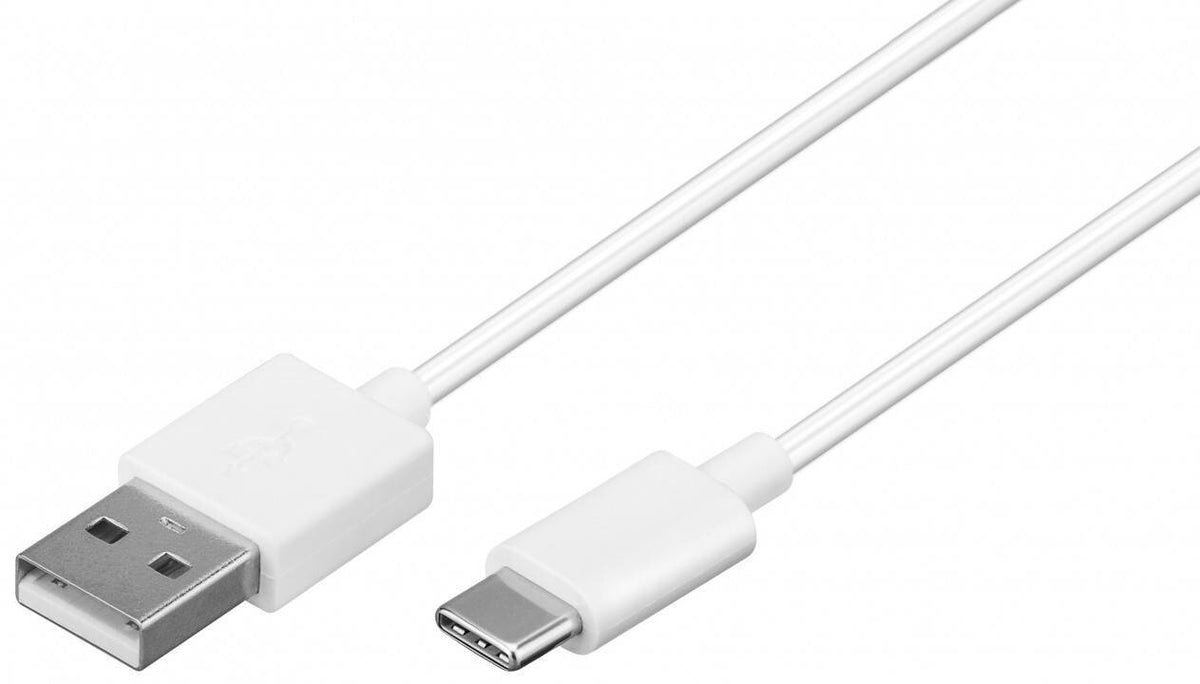Goobay 59130 USB cable USB 2.0 2 m USB A USB C White
