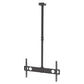 Manhattan TV & Monitor Mount, Ceiling, 1 screen, Screen Sizes: 37-75", Height: 105-156 cm, Black, VESA 200x200 to 800x400mm, Max 50kg, LFD, Lifetime Warranty