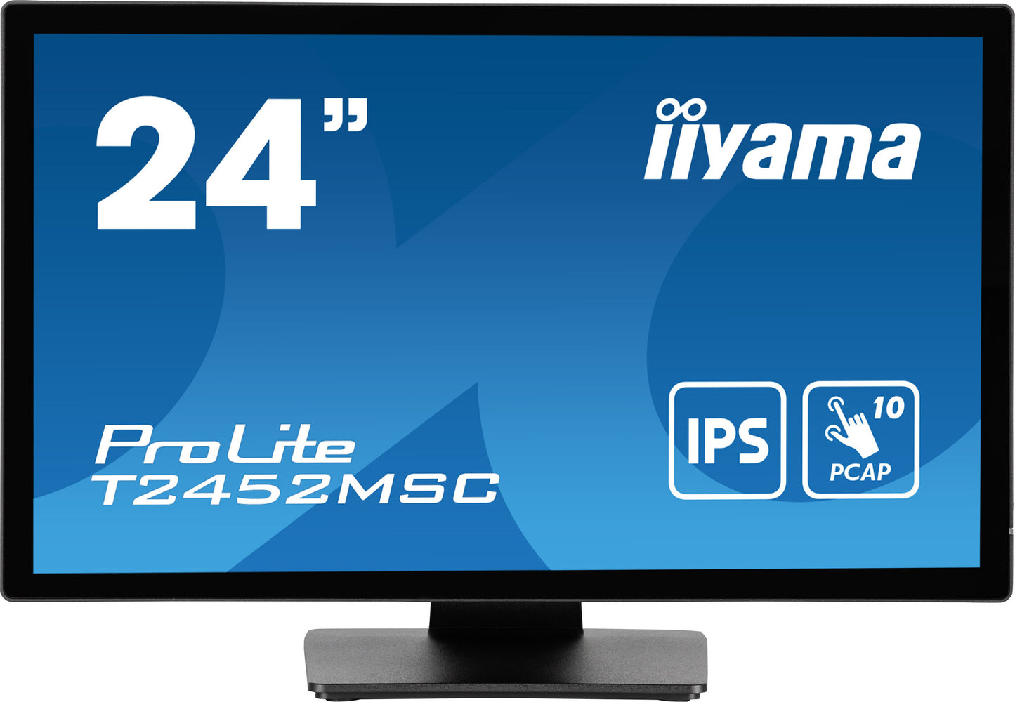 24" IPS Optical Bonded PCAP, 10P Touch with Anti-Finger print coating, 1920x1080, Flat Bezel Free Gl