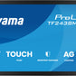 iiyama TF2438MSC-B2 touch control panel 60.5 cm (23.8") 1920 x 1080 pixels