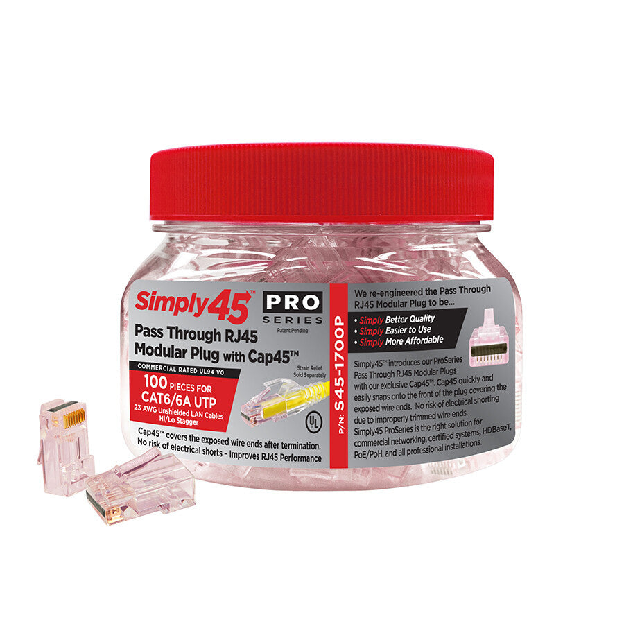 S45-1700P – ProSeries Cat6/6a Unshielded
