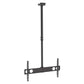 Manhattan TV & Monitor Mount, Ceiling, 1 screen, Screen Sizes: 37-75", Height: 105-156 cm, Black, VESA 200x200 to 800x400mm, Max 50kg, LFD, Lifetime Warranty
