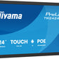 iiyama TW2424AS-B3P Signage Display Interactive flat panel 60.5 cm (23.8") Wi-Fi 450 cd/m² Full HD Black Touchscreen Built-in processor Android 24/7