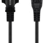 Mains Connection Cable, 1 m, Black
