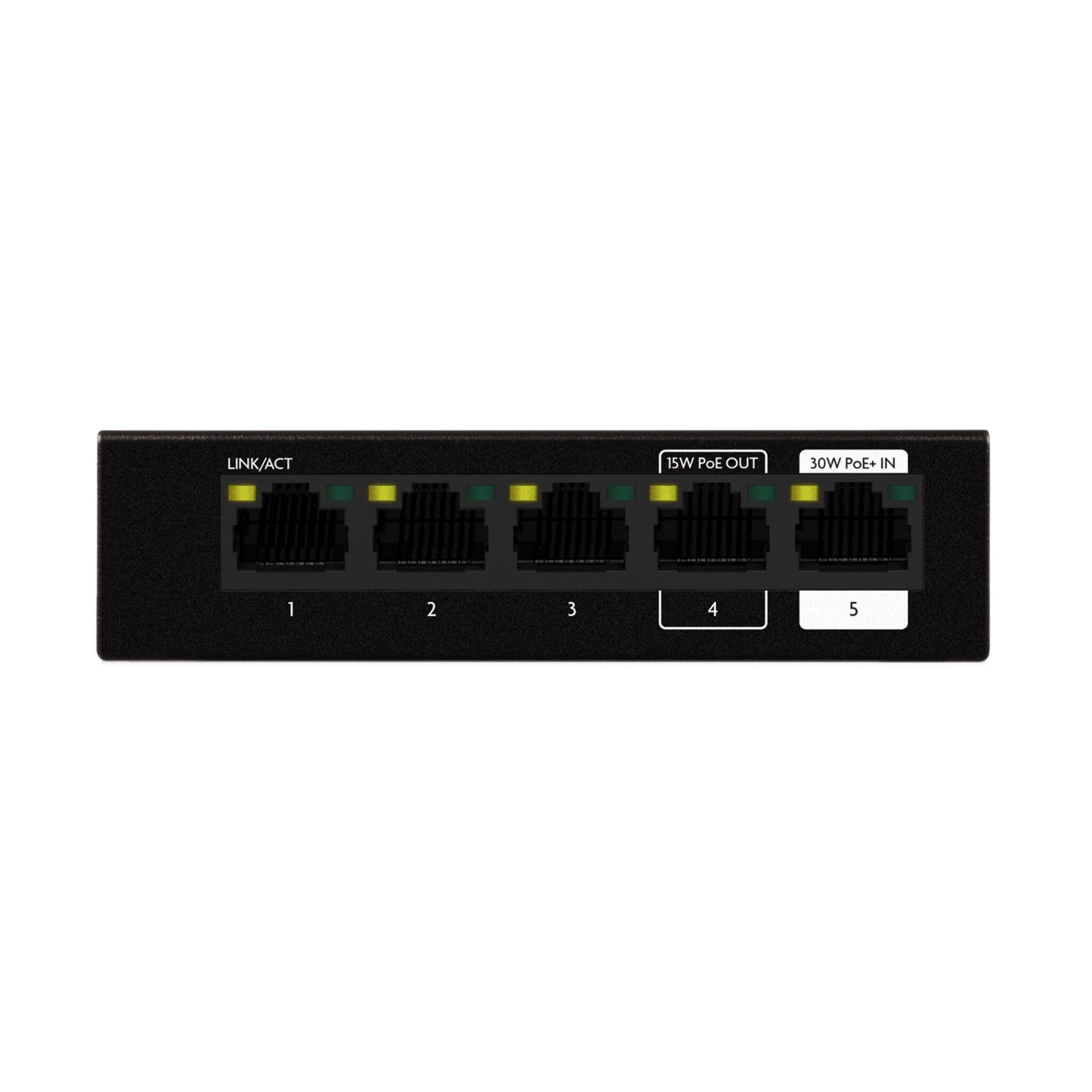 Luxul 5 Port Unmanaged PoE+ Switch With POE Passthrough