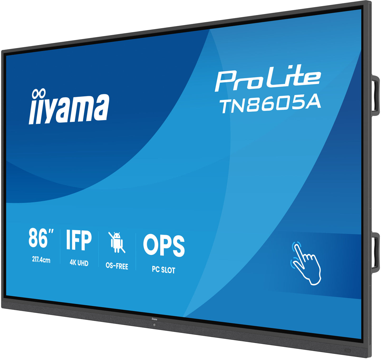 iiyama TN8605A-B1AG Signage Display Interactive flat panel 2.17 m (85.6") 500 cd/m² 4K Ultra HD Black Touchscreen