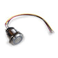 Nexmosphere Stainless steel button IP65, 19mm round, Blue LED (3.3v), 60cm X-talk 3p cable