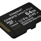 Kingston 64GB microSDXC Canvas Select Plus Gen3 100MB/s A1 Card + Adapter