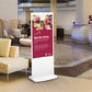 L55HD9W 55" Android Freestanding Digital Poster, White