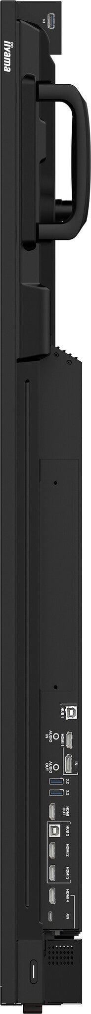 iiyama LH9252UWS-B1AG Signage Display Kiosk design 2.34 m (92") LCD Wi-Fi 500 cd/m² UltraWide 5K HD Black Built-in processor Android 24/7