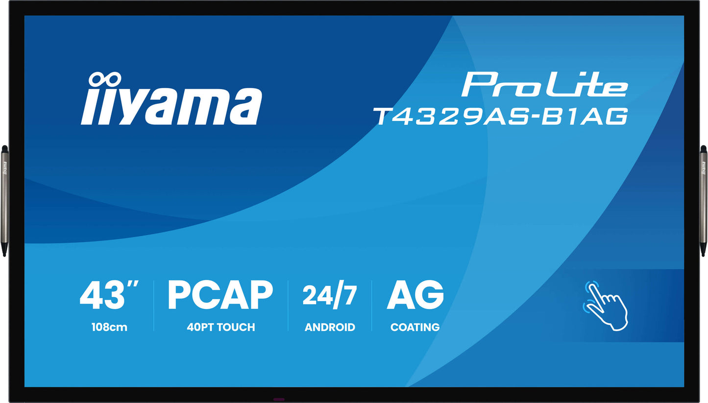 iiyama 43" All-in-One PCAP Interactive Display for Smart Collaboration Spaces