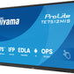 iiyama TE7512MIS-B4AG Signage Display Interactive flat panel 190.5 cm (75") LCD Wi-Fi 400 cd/m² 4K Ultra HD Black Touchscreen Built-in processor Android 24/7