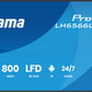 iiyama LH6566UHSB-B1AG Signage Display Digital signage flat panel 165.1 cm (65") LCD Wi-Fi 800 cd/m² 4K Ultra HD Black Built-in processor Android 24/7