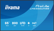 iiyama LH6566UHSB-B1AG Signage Display Digital signage flat panel 165.1 cm (65") LCD Wi-Fi 800 cd/m² 4K Ultra HD Black Built-in processor Android 24/7