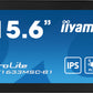 iiyama ProLite 15.6" PCAP 10 points multi-touch open frame monitor with edge-to-edge glass and IPS panel technology