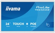 iiyama TW2424AS-W3P Signage Display Interactive flat panel 60.5 cm (23.8") LCD Wi-Fi 450 cd/m² Full HD White Touchscreen Built-in processor Android 24/7