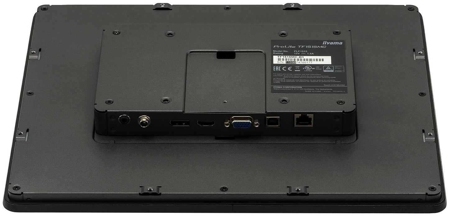 iiyama TF1515MC-B2 Signage Display 38.1 cm (15") LED 350 cd/m² XGA Black Touchscreen