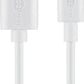 Goobay 59130 USB cable USB 2.0 2 m USB A USB C White
