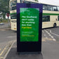 OT65E4 65" Freestanding Outdoor Digital Poster, 24/7, 2,500 cd/m²