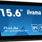 iiyama ProLite 15.6" PCAP 10 points multi-touch open frame monitor with edge-to-edge glass and IPS panel technology