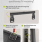 Goobay 70822 TV mount/stand 2.54 m (100") Black