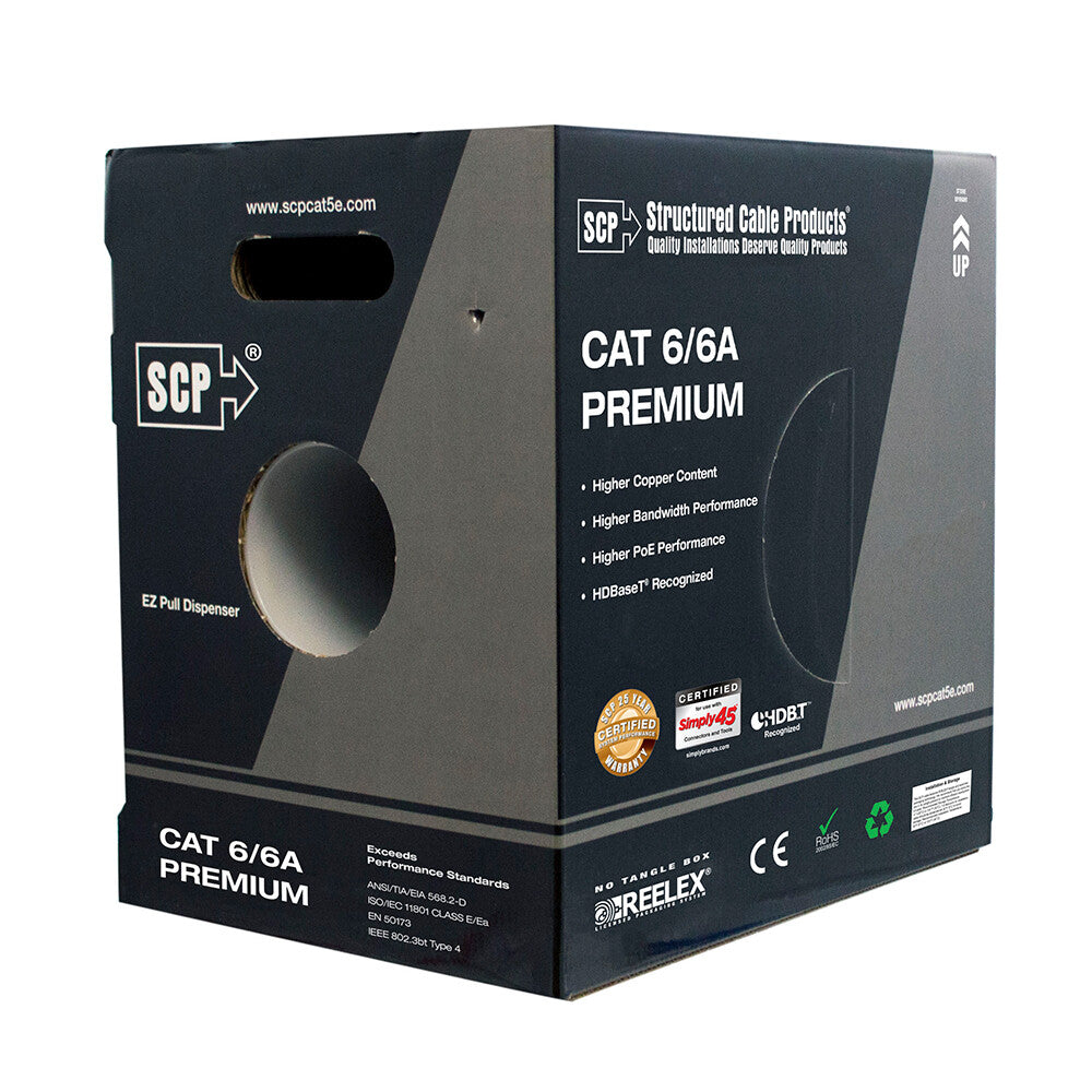 Cat6a Premium ProSeries Low Smoke Zero Halogen Enhanced 600Mhz