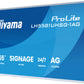 iiyama LH5581UHSG-1AG Signage Display Digital signage flat panel 138.7 cm (54.6") Wi-Fi 500 cd/m² 4K Ultra HD White Built-in processor Android 24/7