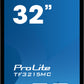 iiyama ProLite Open Frame PCAP 30-point touch monitor with equipped with a foam seal finish for seamless integration