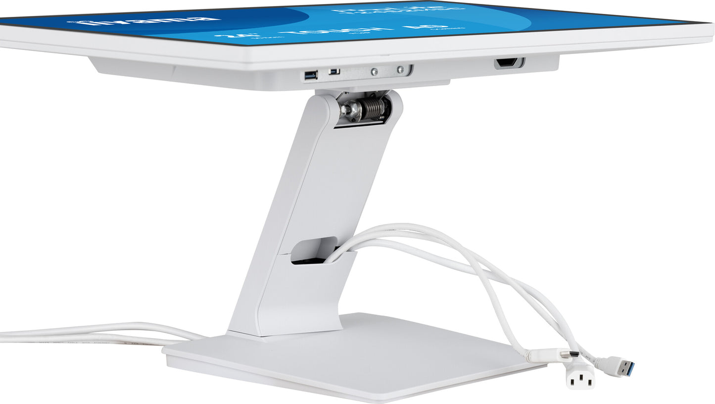 iiyama T2452MSC-W2AG computer monitor 61 cm (24") 1920 x 1080 pixels Full HD LED Touchscreen White