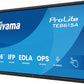 iiyama TE8615A-B2AG Signage Display Kiosk design 2.17 m (85.6") Wi-Fi 550 cd/m² 4K Ultra HD Black Touchscreen Built-in processor Android 24/7