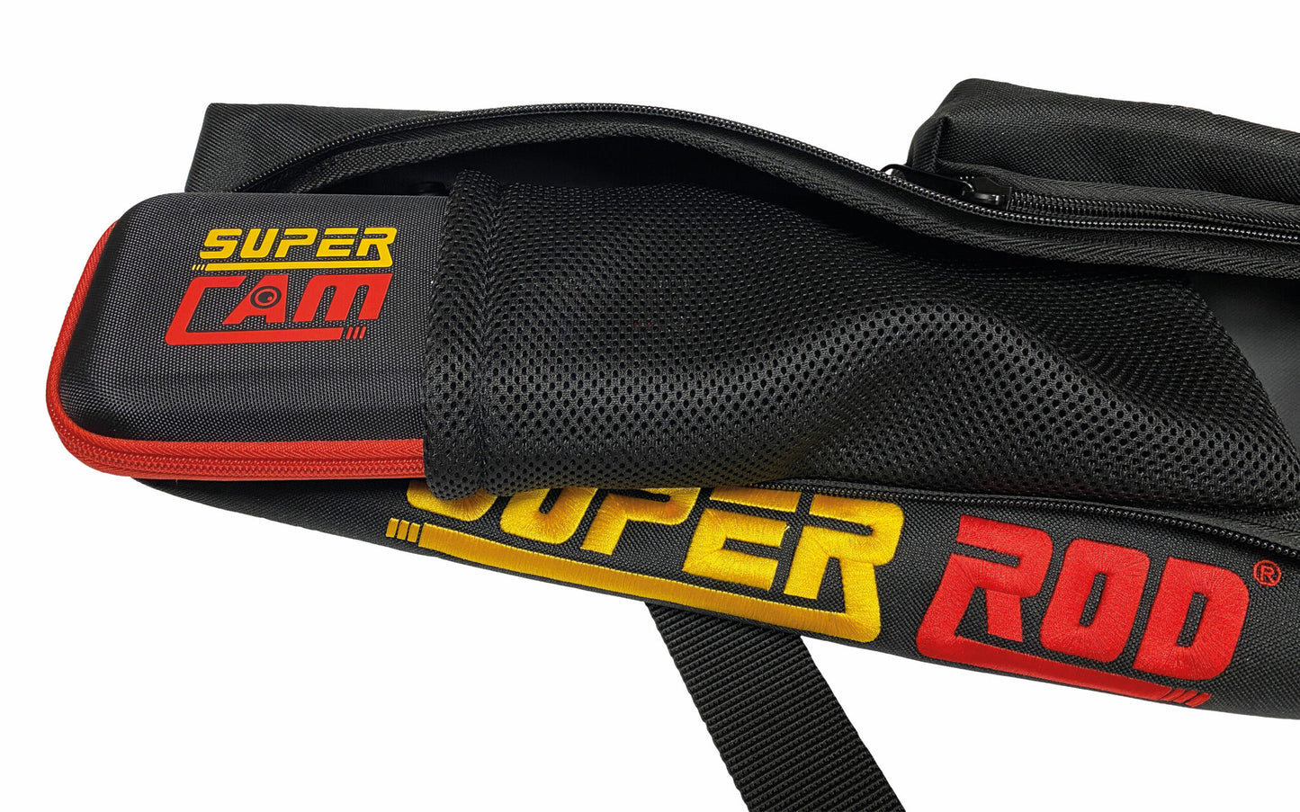 Super Rod Carry Case with Red & Yellow logo