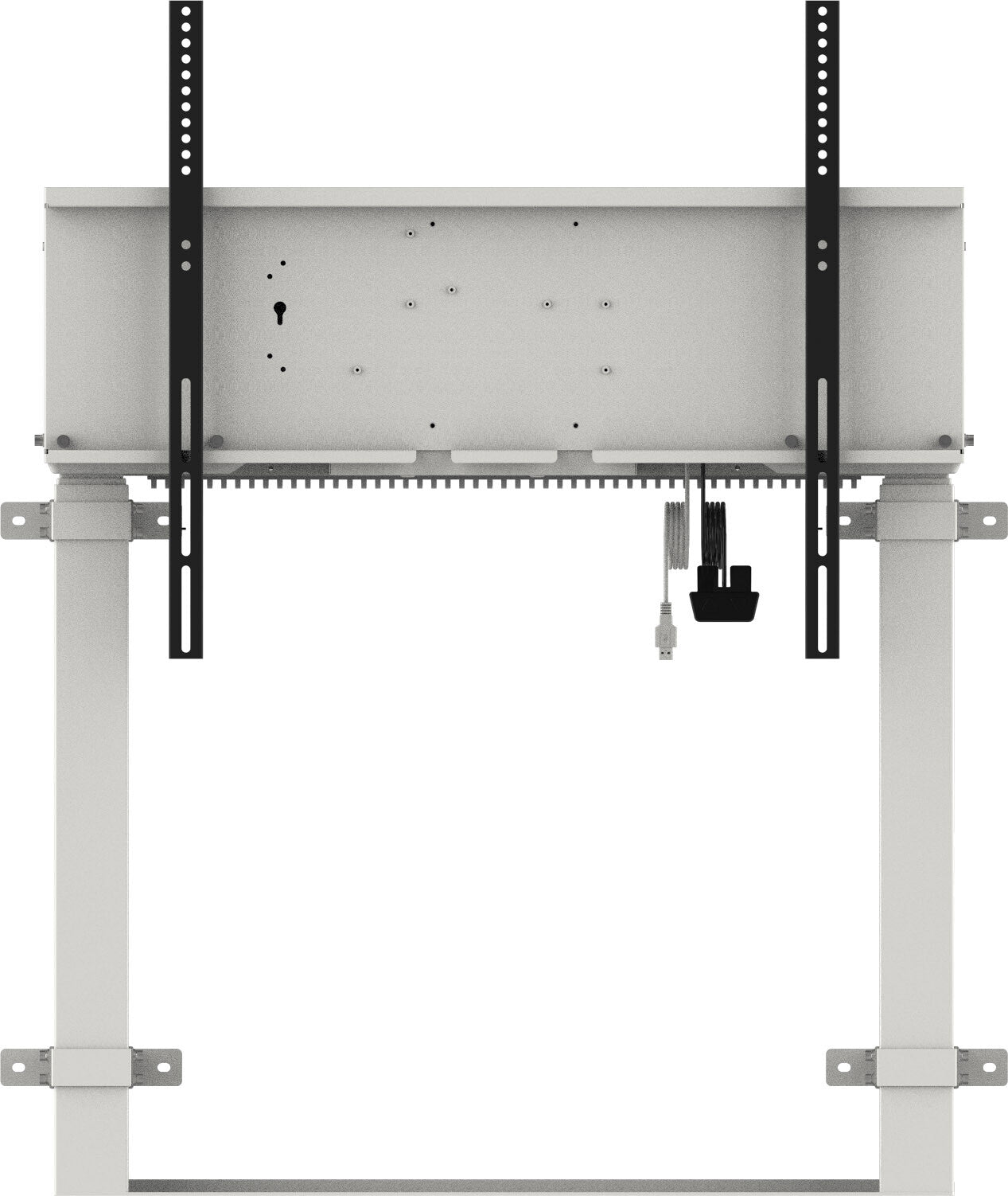 iiyama MD-WLIFT2031-W1 monitor mount / stand 2.67 m (105") Floor White