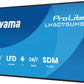 iiyama LH5075UHS-B2AG Signage Display Digital signage flat panel 125.7 cm (49.5") LCD Wi-Fi 500 cd/m² 4K Ultra HD Black Built-in processor Android 11 24/7