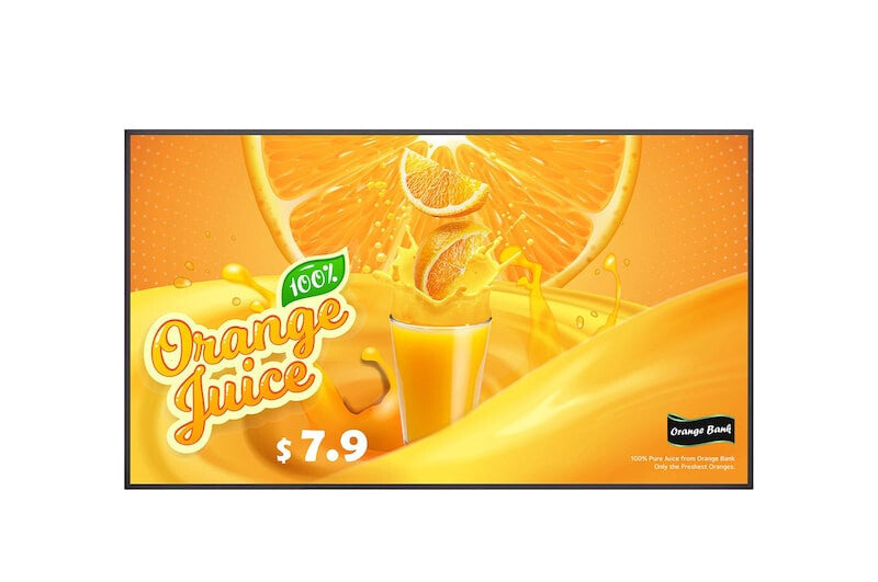 LG Signage Display, UH5Q Series, 65" ADS UHD 500cd/m2 24/7 Haze 25%, webOS, Speaker, wifi
