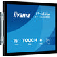 iiyama ProLite TF1534MC-B8X computer monitor 38.1 cm (15") 1024 x 768 pixels XGA LED Touchscreen Black