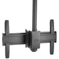 SINGLE CEILING MOUNT, LARGE, BLACK