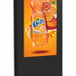 OT55E4 55" Freestanding Outdoor Digital Poster, 24/7, 2,500 cd/m²