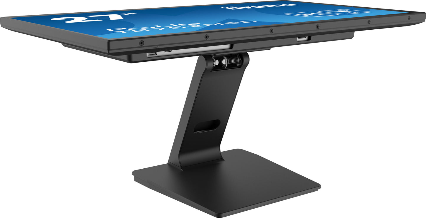iiyama ProLite 27” Optical Bonded PCAP 10pt touchscreen monitor with IPS panel technology, edge-to-edge glass design and anti-fingerprint coating