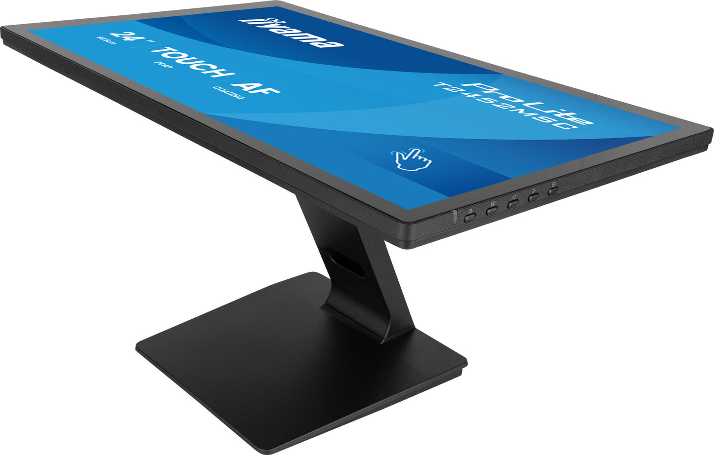 iiyama ProLite T2452MSC-B2 computer monitor 61 cm (24") 1920 x 1080 pixels Full HD Touchscreen Black