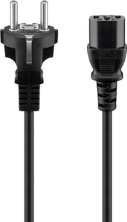 Goobay IEC Cord, 5 m, Black