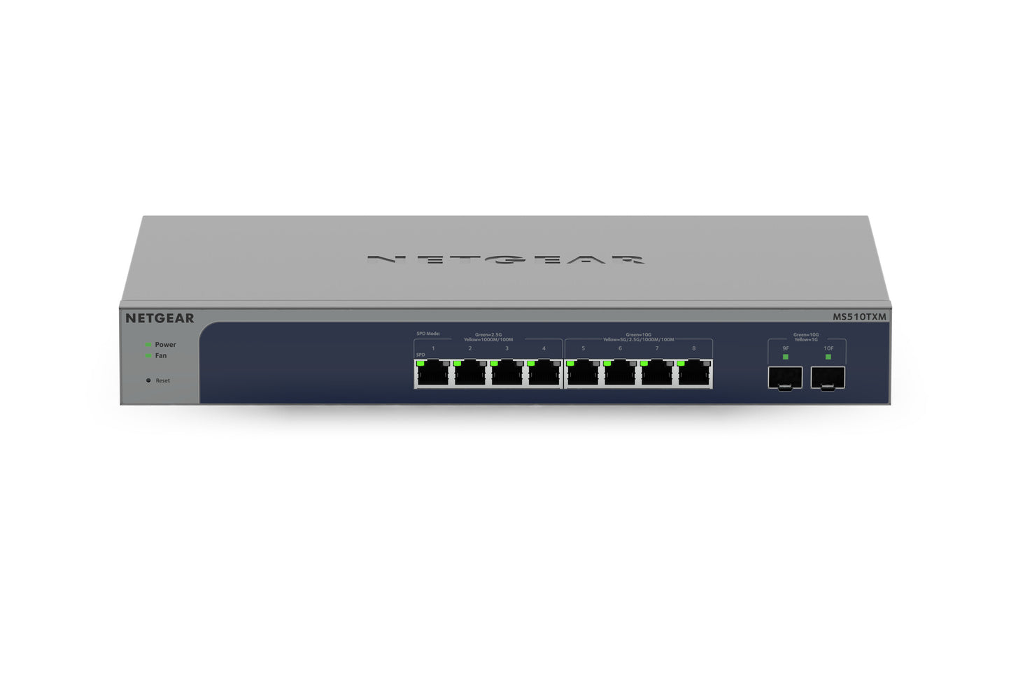 Netgear 8-Port Multi-Gigabit/10g Ethernet Smart Managed Pro Switch with 2 SFP+ Ports (MS510TXM)