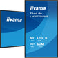 iiyama LH5075UHS-B2AG Signage Display Digital signage flat panel 125.7 cm (49.5") LCD Wi-Fi 500 cd/m² 4K Ultra HD Black Built-in processor Android 11 24/7