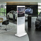 L50HD9W 50" Android Freestanding Digital Poster, White
