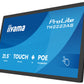 iiyama TW2223AS-B3P Signage Display Interactive flat panel 54.6 cm (21.5") Wi-Fi 450 cd/m² Full HD Black Touchscreen Built-in processor Android 24/7