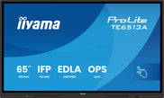 iiyama TE6513A-B3AG Signage Display Interactive flat panel 163.8 cm (64.5") LCD Wi-Fi 500 cd/m² 4K Ultra HD Black Touchscreen Built-in processor Android 24/7